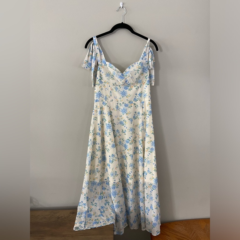 SHEIN Floral Midi Dress
